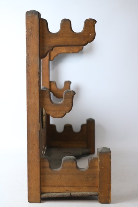 traditional Japanese sword hanger with intricate openwork carvings (Sold)