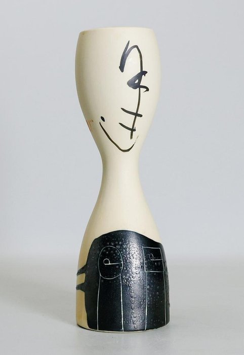 Motonaga Sadamasa × Sakaki Bakuzan — Cylindrical Vase, Rare Collaboration (Sold)