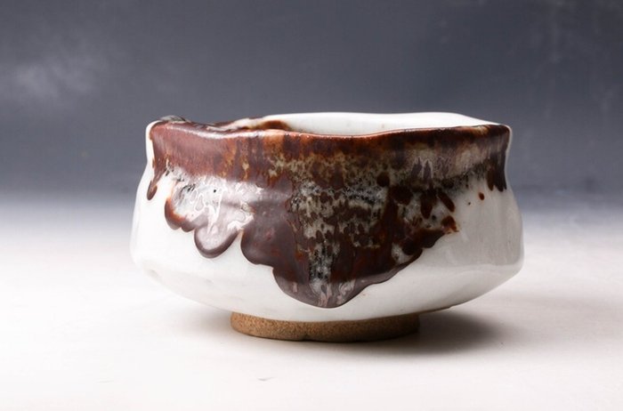 Hayashi Shotaro — Exquisite Shino Tea Bowl (Sold)