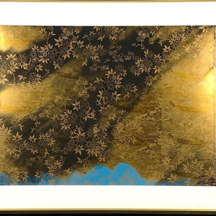 Imai Toshimitsu — 'Golden Leaves', Hand-Signed Silkscreen (46/98) (Sold)