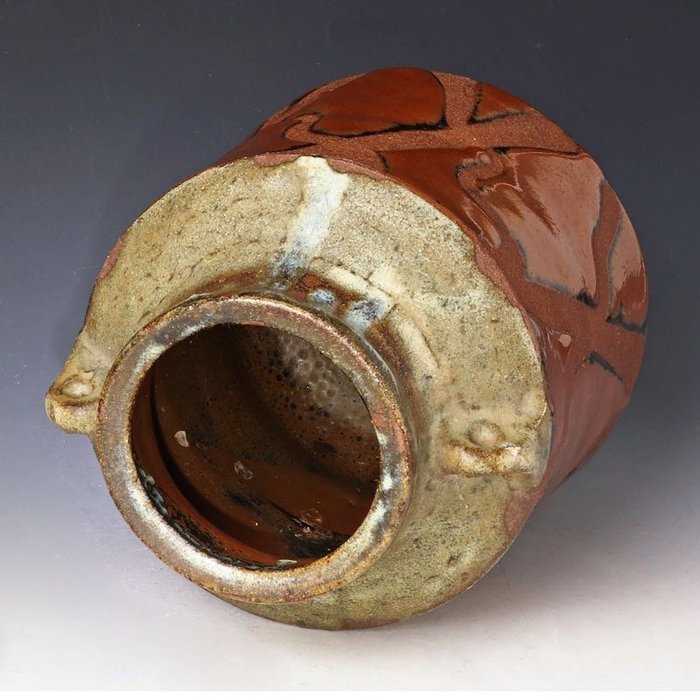 Hamada Shoji — Kakiyu Nukie Vase (Sold)