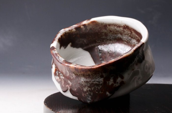 Hayashi Shotaro — Exquisite Shino Tea Bowl (Sold)