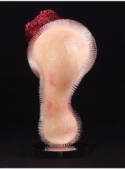 Ayako Hirogaki — "Ribbon" — A Mystical Glass Rod Sculpture Blurring the Boundary of Space (Sold)