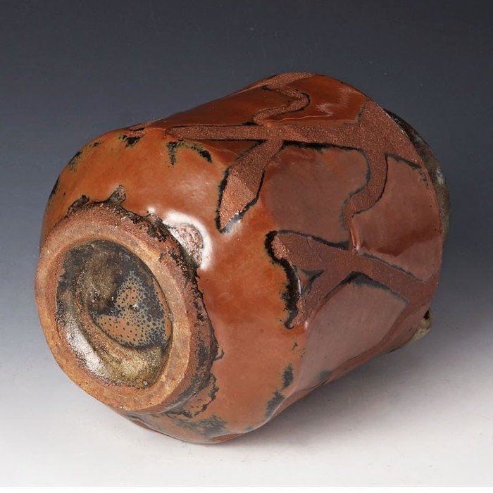 Hamada Shoji — Kakiyu Nukie Vase (Sold)