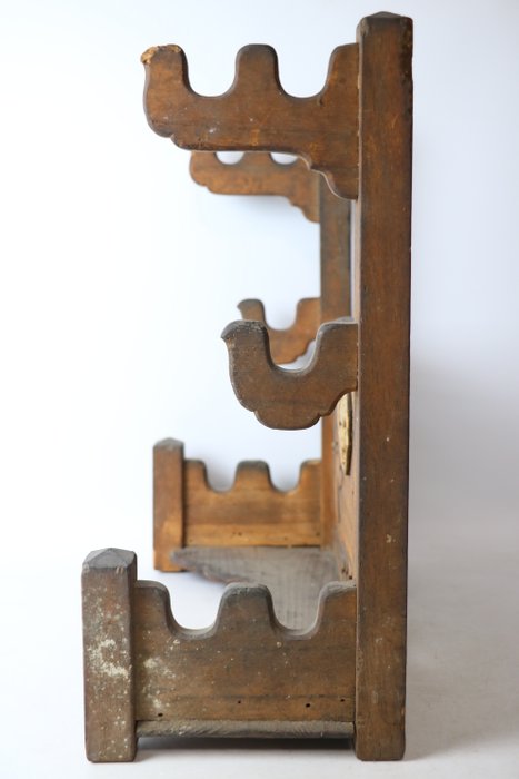 traditional Japanese sword hanger with intricate openwork carvings (Sold)