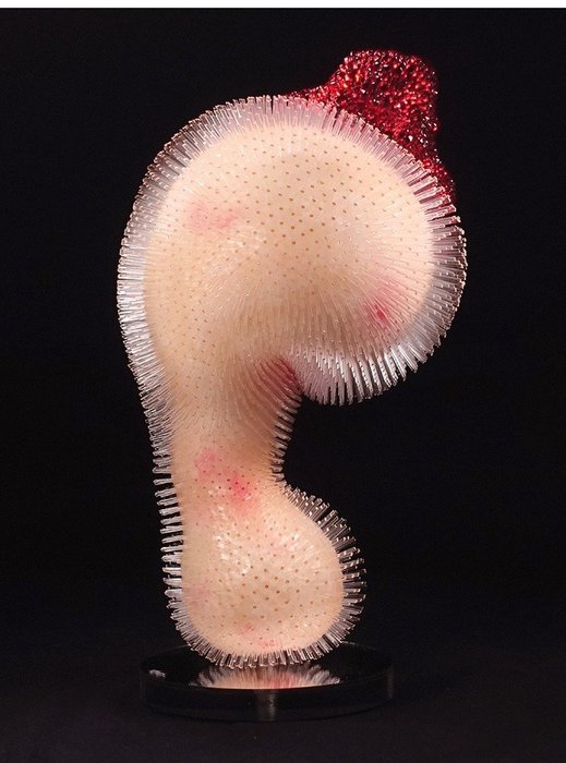 Ayako Hirogaki — "Ribbon" — A Mystical Glass Rod Sculpture Blurring the Boundary of Space (Sold)