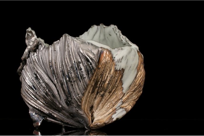Sayaka Shingu — Gaku-yo Bowl (Calyx Bowl) Contemporary Ceramic Masterpiece (Sold)